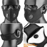 N95 Half Face Mask with Replaceable Filters - STONETOOLS