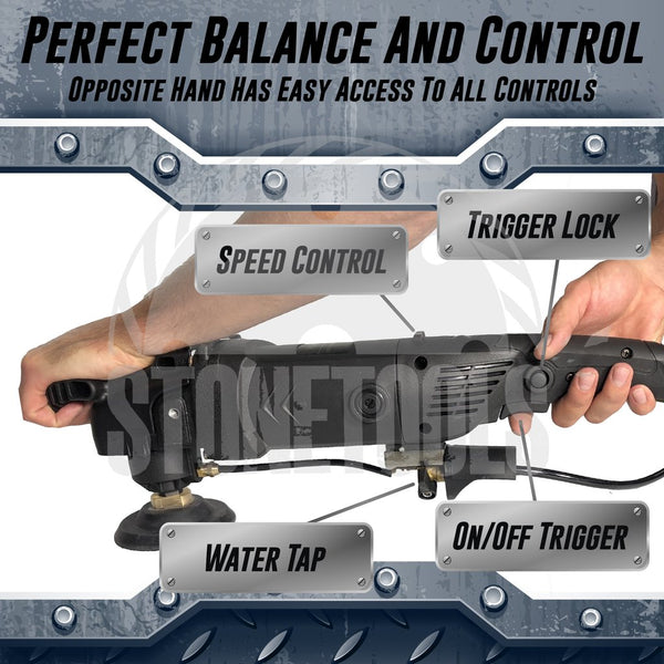 1200W Wet Polisher KIT - STONETOOLS