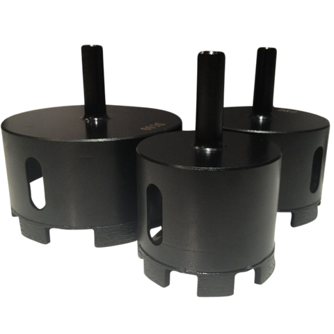 Diamond Core Hole Bit - Lazer Welded Diamond Segments for Marble, Granite - STONETOOLS